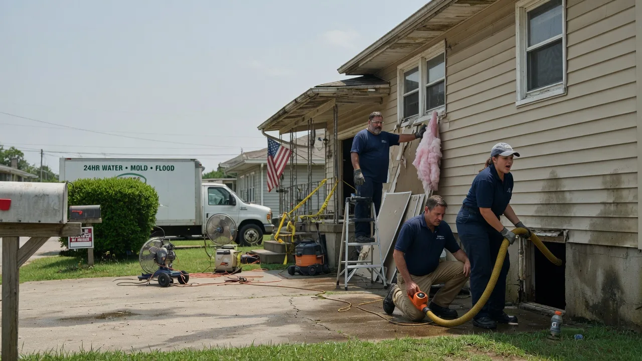 Water Damage Repair in Hallsville, TX near me